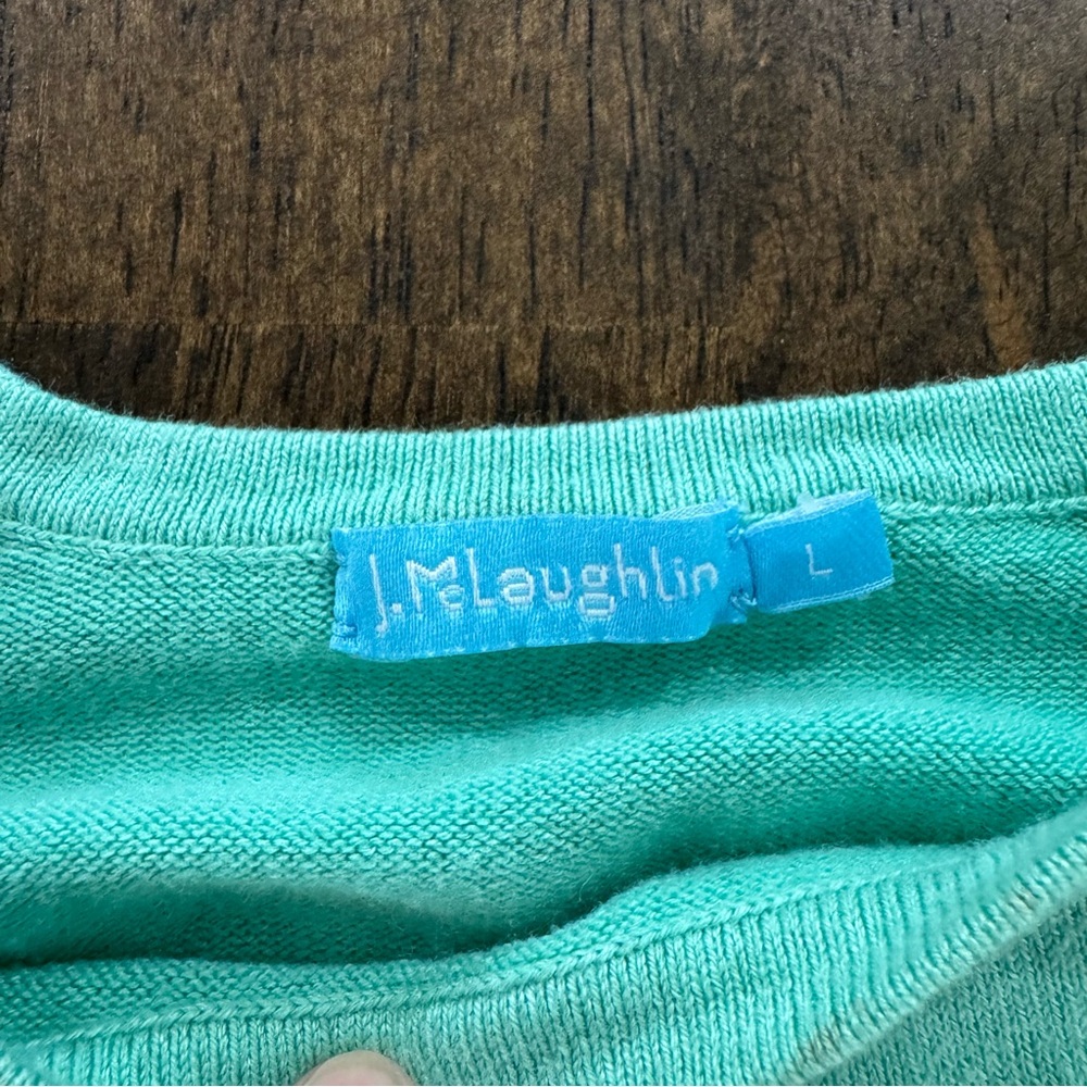 J McLaughlin Turquoise Top - Picture 4 of 9